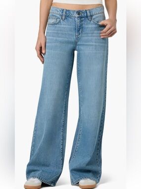Joe's Jeans High Rise Wide Leg Jeans, Size 26, Medium Wash